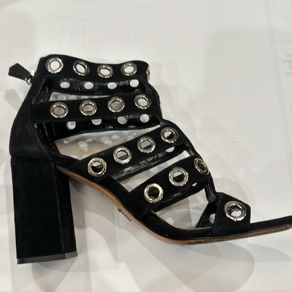 Prada Sz-36 Black suede gladiator sandals. Box included - Picture 8 of 12